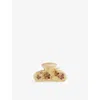 Emi Jay Womens Coca Chantilly Food Sweetheart Crystal-embellished Cellulose Acetate Hair Clip