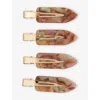 Emi Jay Womens Aura Popstar Set Of Four Hair Clips In Gold