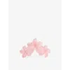 Emi Jay Womens  Miss Super Bloom Acetate Hair Clip In Jelly Peach