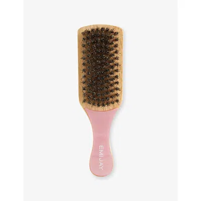 Emi Jay Womens Lychee Baby Mini Boar Bristle Bamboo Hair Brush