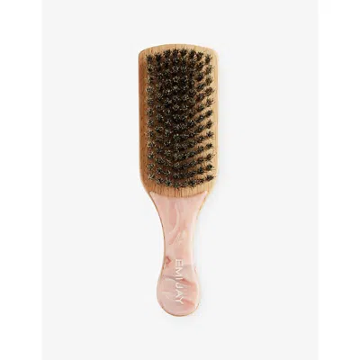 Emi Jay Womens Pink Chantilly Mini Boar Bristle Hair Brush In Multi