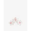Emi Jay Womens  Miss Super Bloom Acetate Hair Clip In Rose Pearl