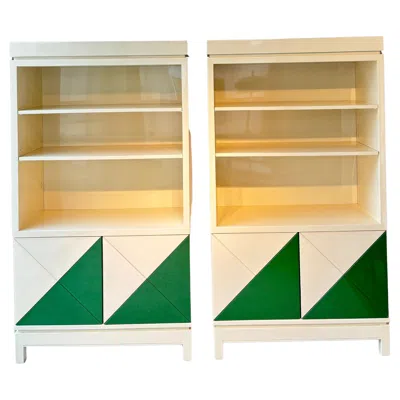 Pre-owned Emiel Veranneman Rare Pair Of Cabinets By  In Brown