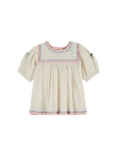 Emile And Ida Emile & Ida Girls' Mini Blouse For Spring/summer 2026 In Beige