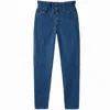 EMILE AND IDA WOMEN'S ORGANIC COTTON TROUSERS IN DENIM