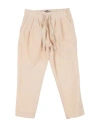 Emile Et Ida Émile Et Ida Toddler Girl Pants Sand Size 4 Cotton, Elastane In Beige