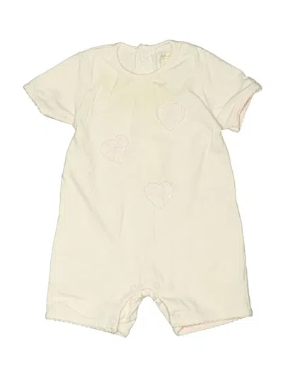 Pre-owned Emile Et Rose Babies' Short Sleeve Onesie In White