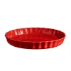 Emile Henry 11.6" X 1.6" Tart Dish In Burgundy