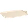 Emile Henry 12.5" X 8.2" Extra Large Appetizer Platter In Neutral