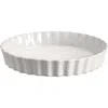 Emile Henry 12.6" X 2.2" Extra Large Deep Tart Dish In Clay