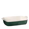 Emile Henry 13.7 Large Rectangular Baker In Evergreen