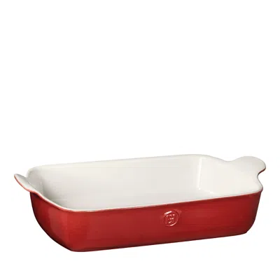 Emile Henry 13.7 Large Rectangular Baker In Rouge