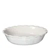 Emile Henry 9 Pie Dish In White