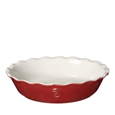 Emile Henry 9 Pie Dish In Rouge