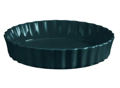 Emile Henry 9.5 Inch Deep Tart Dish In Ocean