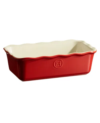 EMILE HENRY CERAMIC 10" X 5" RUFFLED LOAF PAN
