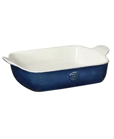 Emile Henry Ceramic 11" X 8" Rectangular Baking Dish In Twilight