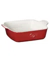 Emile Henry Ceramic 9" Square Baking Dish In Rouge