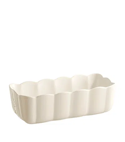 Emile Henry Ceramic Madeleine Loaf Dish In Neutral