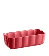 Emile Henry Ceramic Madeleine Loaf Dish In Pink