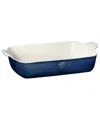 Emile Henry Ceramic Rectangular Baking Dish, 13" X 9" In Blue
