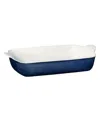 Emile Henry Extra Large Rectangular Baker In Blue