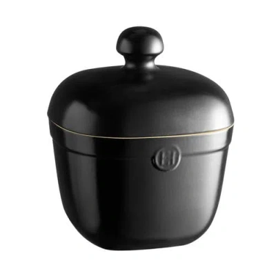 Emile Henry Cookie Jar In Truffle