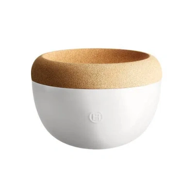 Emile Henry Deep Food Storage Bowl, 10.6-inch In White
