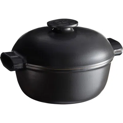 Emile Henry Delight 4.25 Quart Round Dutch Oven, Slate