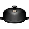Emile Henry Flame Bread Cloche In Charcoal
