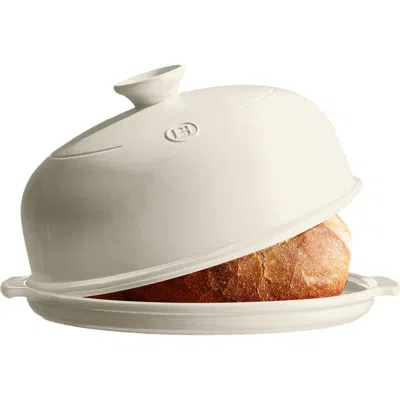 Emile Henry Flame Bread Cloche In White