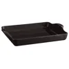 Emile Henry Foccacia Bread Pan And Detroit Style Pizza Pan In Black