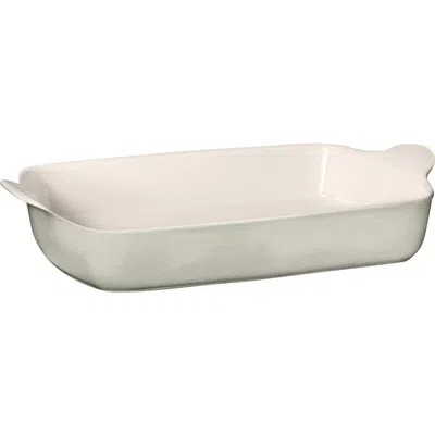 Emile Henry Hr Modern Classics Extra Large Rectangular Baker, 17.75" X 11" In Pearl Gray