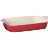 Emile Henry Hr Modern Classics Extra Large Rectangular Baker, 17.75" X 11" In Red