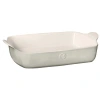 Emile Henry Hr Modern Classics Large Rectangular Baker, 13" X 9" In Pearl Gray