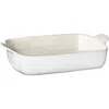 Emile Henry Ceramic Rectangular Baking Dish, 13" X 9" In White