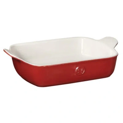 Emile Henry Hr Modern Classics Small Rectangular Baker, 10.25" X 7" In Rouge