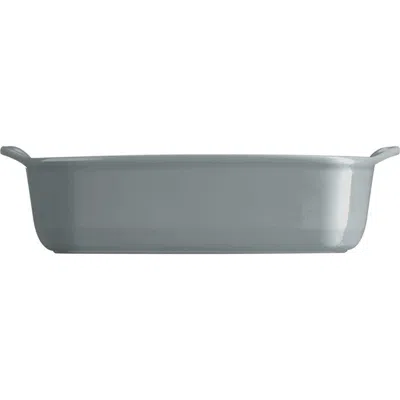 Emile Henry Individual Rectangle Baking Dish Ultime, 8.75" X 5.5" In Gray
