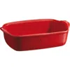 Emile Henry Individual Rectangle Baking Dish Ultime, 8.75" X 5.5" In Burgundy