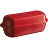 Emile Henry Ceramic Bread Loaf Baker In Burgundy