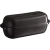 Emile Henry Italian Bread Loaf Baker In Charcoal