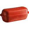 Emile Henry Italian Bread Loaf Baker In Pink