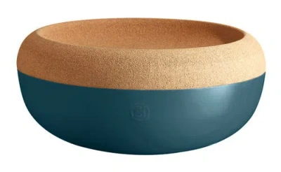 Emile Henry Large Storage Bowl In Blue