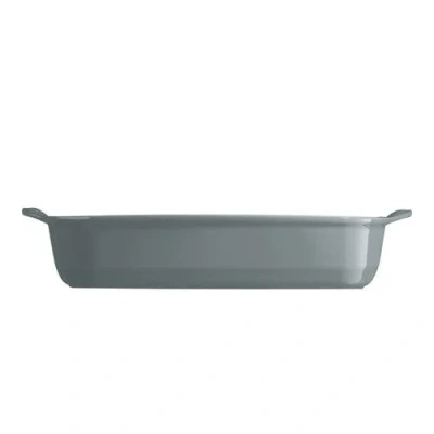 Emile Henry Rectangle Baking Dish Ultime, 14" X 9" In Gray