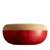 Emile Henry Large Storage Bowl In Burgundy