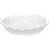 Emile Henry Le Grande 12 Inch Pie Dish In Flour