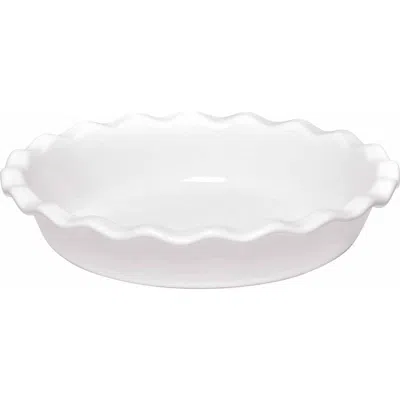 Emile Henry Le Grande 12 Inch Pie Dish In Flour