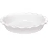 Emile Henry Made In France Hr Ceramic 9-inch Pie Dish In White