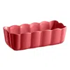 Emile Henry Ceramic Madeleine Loaf Dish In Pink