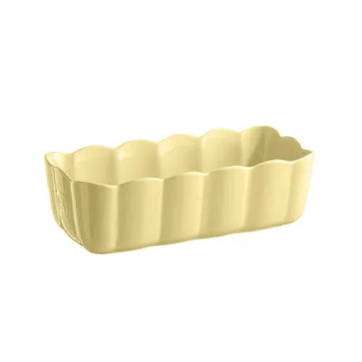 Emile Henry Madeleine Ceramic Loaf Pan In Yellow